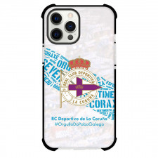 Deportivo De La Coruna Phone Case For iPhone Samsung Galaxy Pixel OnePlus Vivo Xiaomi Asus Sony Motorola Nokia - Deportivo De La Coruna Logo On Word Art Background Football Club