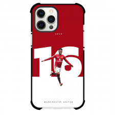 Amad Diallo Phone Case For iPhone Samsung Galaxy Pixel OnePlus Vivo Xiaomi Asus Sony Motorola Nokia - Amad Diallo 16 Manchester United Signature Celebration On Red White Background