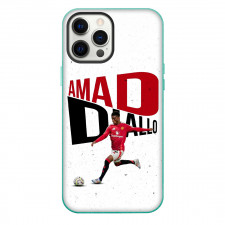 Amad Diallo Phone Case For iPhone Samsung Galaxy Pixel OnePlus Vivo Xiaomi Asus Sony Motorola Nokia - Amad Diallo Manchester United Kick On Word Art Background