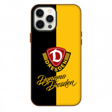 SG Dynamo Dresden Phone Case For iPhone Samsung Galaxy Pixel OnePlus Vivo Xiaomi Asus Sony Motorola Nokia - Logo Wordmark In Black And Yellow Background Football Club
