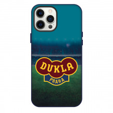 FK Dukla Prague Phone Case For iPhone Samsung Galaxy Pixel OnePlus Vivo Xiaomi Asus Sony Motorola Nokia - Logo In Field Background