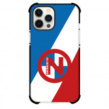 Eintracht Norderstedt Football Club Phone Case For iPhone Samsung Galaxy Pixel OnePlus Vivo Xiaomi Asus Sony Motorola Nokia - Logo In Red Blue And White Background