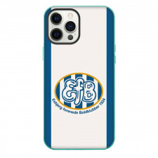 Esbjerg FB Football Club Phone Case For iPhone Samsung Galaxy Pixel OnePlus Vivo Xiaomi Asus Sony Motorola Nokia - Logo In White And Blue Background