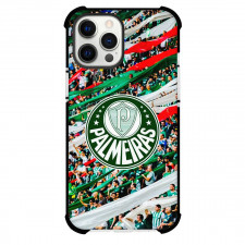 Sociedade Esportiva Palmeiras Phone Case For iPhone Samsung Galaxy Pixel OnePlus Vivo Xiaomi Asus Sony Motorola Nokia - Sociedade Esportiva Palmeiras Logo with Layered Stripe Waves