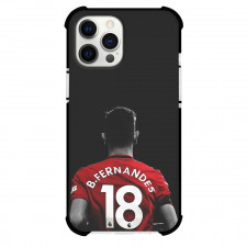 Bruno Fernandes Phone Case For iPhone Samsung Galaxy Pixel OnePlus Vivo Xiaomi Asus Sony Motorola Nokia - Bruno Fernandes 18 Standing Back On Dark Background