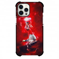 Bruno Fernandes Phone Case For iPhone Samsung Galaxy Pixel OnePlus Vivo Xiaomi Asus Sony Motorola Nokia - Bruno Fernandes Manchester United Signature Celebration With Thunder Effect On Red Background