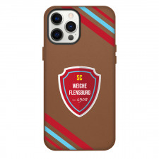 SC Weiche Flensburg 08 Football Club Phone Case For iPhone Samsung Galaxy Pixel OnePlus Vivo Xiaomi Asus Sony Motorola Nokia - Large Logo With Stripe
