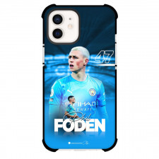 Phil Foden Phone Case For iPhone Samsung Galaxy Pixel OnePlus Vivo Xiaomi Asus Sony Motorola Nokia - Phil Foden 47 Manchester City F.C Portrait On Blue Graphic Art Background