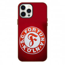 Fortuna Koln Football Club Phone Case For iPhone Samsung Galaxy Pixel OnePlus Vivo Xiaomi Asus Sony Motorola Nokia - Logo Patch Red Background