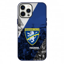 Frosinone Calcio Phone Case For iPhone Samsung Galaxy Pixel OnePlus Vivo Xiaomi Asus Sony Motorola Nokia - Logo Fans In Blue Grayscale Background