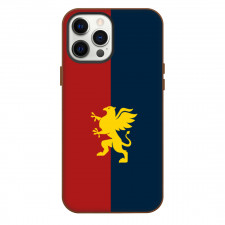 Genoa Cricket and Football Club Phone Case For iPhone Samsung Galaxy Pixel OnePlus Vivo Xiaomi Asus Sony Motorola Nokia - Logo In Red And Blue Background