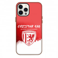 Greifswald FC Football Club Phone Case For iPhone Samsung Galaxy Pixel OnePlus Vivo Xiaomi Asus Sony Motorola Nokia - Logo In Red And White Poster