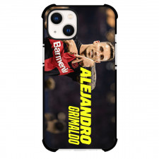Alejandro Grimaldo Phone Case For iPhone Samsung Galaxy Pixel OnePlus Vivo Xiaomi Asus Sony Motorola Nokia - Bayer 04 Leverkusen Alejandro Grimaldo Signature Celebration Poster