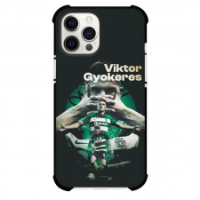 Viktor Gyokeres Phone Case For iPhone Samsung Galaxy Pixel OnePlus Vivo Xiaomi Asus Sony Motorola Nokia - Viktor Gyokeres Avatar Black and Green Background