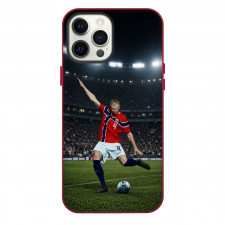 Erling Haaland Phone Case For iPhone Samsung Galaxy Pixel OnePlus Vivo Xiaomi Asus Sony Motorola Nokia - Erling Haaland Jersey Number 9 Norway National Team Stadium Action Shot Poster
