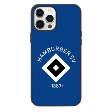 Hamburger SV Football Club Phone Case For iPhone Samsung Galaxy Pixel OnePlus Vivo Xiaomi Asus Sony Motorola Nokia - Logo Wordmark In Blue Background