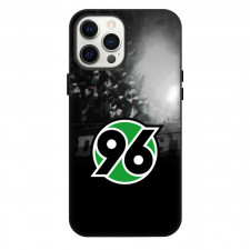Hannover 96 Phone Case For iPhone Samsung Galaxy Pixel OnePlus Vivo Xiaomi Asus Sony Motorola Nokia - Logo Fan Grayscale Background Football Club