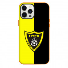 Harborough Town Phone Case For iPhone Samsung Galaxy Pixel OnePlus Vivo Xiaomi Asus Sony Motorola Nokia - Logo In Yellow And Black Background Football Club
