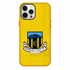 Hebburn Town Phone Case For iPhone Samsung Galaxy Pixel OnePlus Vivo Xiaomi Asus Sony Motorola Nokia - Logo In Yellow Grunge Background Football Club