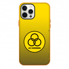 Horsens Football Club Phone Case For iPhone Samsung Galaxy Pixel OnePlus Vivo Xiaomi Asus Sony Motorola Nokia - Logo In Yellow Gradient Background
