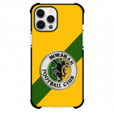 National League South Horsham Phone Case For iPhone Samsung Galaxy Pixel OnePlus Vivo Xiaomi Asus Sony Motorola Nokia - 3d Logo In Green Yellow Background