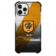 Hull City Phone Case For iPhone Samsung Galaxy Pixel OnePlus Vivo Xiaomi Asus Sony Motorola Nokia - Hull City Logo On Orange Gray Background