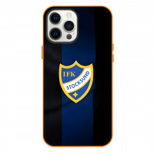 IFK Stocksund Phone Case For iPhone Samsung Galaxy Pixel OnePlus Vivo Xiaomi Asus Sony Motorola Nokia - IFK Stocksund Logo On Blue Stripe Black Background Football Club