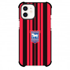 Ipswich Town F.C. Phone Case For iPhone Samsung Galaxy Pixel OnePlus Vivo Xiaomi Asus Sony Motorola Nokia - Ipswich Town F.C. Logo On Black Red Strip Background
