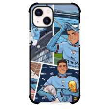 Julian Alvarez Phone Case For iPhone Samsung Galaxy Pixel OnePlus Vivo Xiaomi Asus Sony Motorola Nokia - Julian Alvarez Manchester City F.C The Story Continues Illustration Art