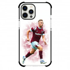 Jarrod Bowen Phone Case For iPhone Samsung Galaxy Pixel OnePlus Vivo Xiaomi Asus Sony Motorola Nokia - Jarrod Bowen West Ham United F.C. Running Digital Art 2022-2023 Picture