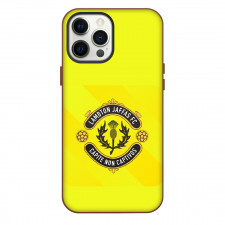 Lambton Jaffas Football Club Phone Case For iPhone Samsung Galaxy Pixel OnePlus Vivo Xiaomi Asus Sony Motorola Nokia - Logo In Yellow Gradient Background