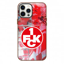 1. FC Kaiserslautern Phone Case For iPhone Samsung Galaxy Pixel OnePlus Vivo Xiaomi Asus Sony Motorola Nokia - Logo In Grunge Red Background Football Club