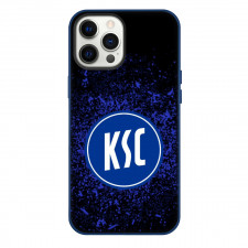 Karlsruher SC Phone Case For iPhone Samsung Galaxy Pixel OnePlus Vivo Xiaomi Asus Sony Motorola Nokia - Logo In Blue Paint Splash Football Club