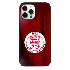 Hessen Kassel Football Club Phone Case For iPhone Samsung Galaxy Pixel OnePlus Vivo Xiaomi Asus Sony Motorola Nokia - Logo Stadium Red Background
