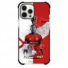 Kobbie Mainoo Phone Case For iPhone Samsung Galaxy Pixel OnePlus Vivo Xiaomi Asus Sony Motorola Nokia - Kobbie Mainoo Manchester United Grayscale Portrait Fan Art