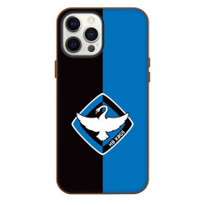 HB Koge Football Club Phone Case For iPhone Samsung Galaxy Pixel OnePlus Vivo Xiaomi Asus Sony Motorola Nokia - Logo In Black And Blue Background