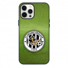 FC Hradec Kralove Phone Case For iPhone Samsung Galaxy Pixel OnePlus Vivo Xiaomi Asus Sony Motorola Nokia - Logo In Grass Background