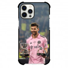 Inter Miami CF Lionel Messi Phone Case For iPhone Samsung Galaxy Pixel OnePlus Vivo Xiaomi Asus Sony Motorola Nokia - Lionel Messi Best Player And Top Scorer Trophy Portrait