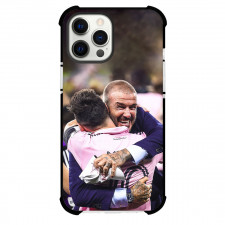 Inter Miami CF Phone Case For iPhone Samsung Galaxy Pixel OnePlus Vivo Xiaomi Asus Sony Motorola Nokia - Lionel Messi And David Beckham Hugging
