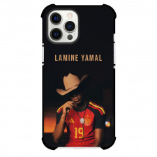 Lamine Yamal Phone Case For iPhone Samsung Galaxy Pixel OnePlus Vivo Xiaomi Asus Sony Motorola Nokia - Lamine Yamal Jersey Number 19 Spanish National Team Cowboy Style Cinematic Poster