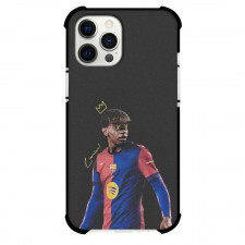Lamine Yamal Phone Case For iPhone Samsung Galaxy Pixel OnePlus Vivo Xiaomi Asus Sony Motorola Nokia - Lamine Yamal FCB The King Retro Poster