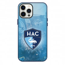 Le Havre AC Phone Case For iPhone Samsung Galaxy Pixel OnePlus Vivo Xiaomi Asus Sony Motorola Nokia - Logo Crowd In Blue Background Football Club