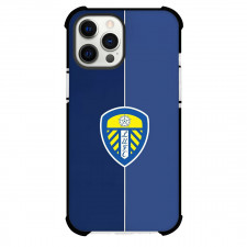 Leeds United Phone Case For iPhone Samsung Galaxy Pixel OnePlus Vivo Xiaomi Asus Sony Motorola Nokia - Leeds United Team Logo On Blue Background