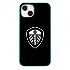 Leeds United Phone Case For iPhone Samsung Galaxy Pixel OnePlus Vivo Xiaomi Asus Sony Motorola Nokia - Leeds United Team Logo White On Black Background
