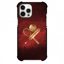 Leixoes SC Phone Case For iPhone Samsung Galaxy Pixel OnePlus Vivo Xiaomi Asus Sony Motorola Nokia - Leixoes SC Golden Logo On Red Background