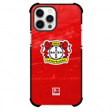 Bayer 04 Leverkusen Phone Case For iPhone Samsung Galaxy Pixel OnePlus Vivo Xiaomi Asus Sony Motorola Nokia - Bayer 04 Leverkusen Logo Sticker On Red Background