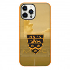 National League South Maidstone United Phone Case For iPhone Samsung Galaxy Pixel OnePlus Vivo Xiaomi Asus Sony Motorola Nokia - Large Logo In Field Background