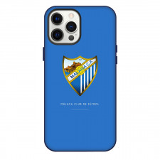 Malaga CF Phone Case For iPhone Samsung Galaxy Pixel OnePlus Vivo Xiaomi Asus Sony Motorola Nokia - Malaga CF Logo On Skyblue Background Football Club