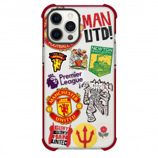 Manchester United F.C Phone Case For iPhone And Samsung Galaxy Devices - Manchester United F.C Mania Collage Logo