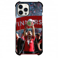 Manchester United F.C. Diogo Dalot Phone Case For iPhone Samsung Galaxy Pixel OnePlus Vivo Xiaomi Asus Sony Motorola Nokia - Man United Diogo Dalot Celebrating With Trophy